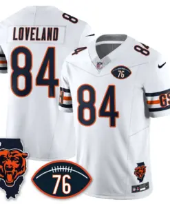 Honor Steve McMichael Chicago Bears Nike Custom Stitched Jersey - Navy - Image 10