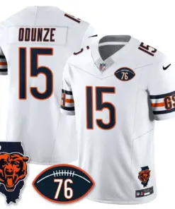 Honor Steve McMichael Chicago Bears Nike Custom Stitched Jersey - Navy - Image 11