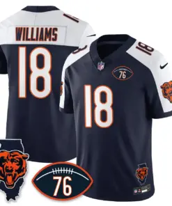 Honor Steve McMichael Chicago Bears Nike Custom Stitched Jersey - Navy - Image 12