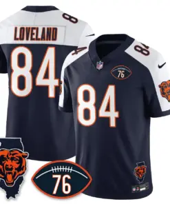 Honor Steve McMichael Chicago Bears Nike Custom Stitched Jersey - Navy - Image 18
