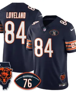 Honor Steve McMichael Chicago Bears Nike Custom Stitched Jersey - Navy - Image 19