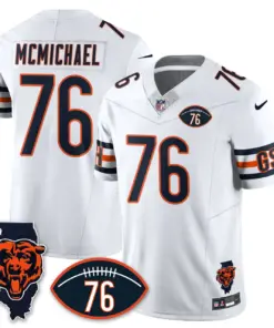 Honor Steve McMichael Chicago Bears Nike Custom Stitched Jersey - Navy - Image 20