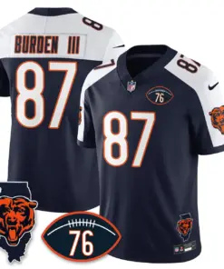 Honor Steve McMichael Chicago Bears Nike Custom Stitched Jersey - Navy - Image 26