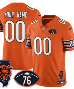 Honor Steve McMichael Chicago Bears Nike Custom Stitched Jersey - Navy - Image 28
