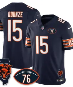 Honor Steve McMichael Chicago Bears Nike Custom Stitched Jersey - Navy - Image 35
