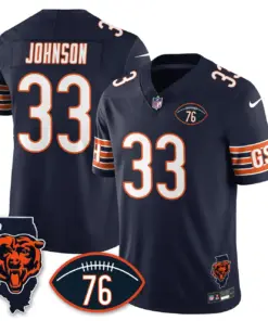 Honor Steve McMichael Chicago Bears Nike Custom Stitched Jersey - Navy - Image 37