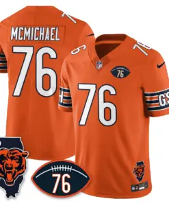 Honor Steve McMichael Chicago Bears Nike Custom Stitched Jersey - Navy - Image 38