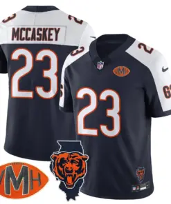 Honor Virginia Halas McCaskey Chicago Bears Nike Custom Stitched Jersey - Navy - Image 5
