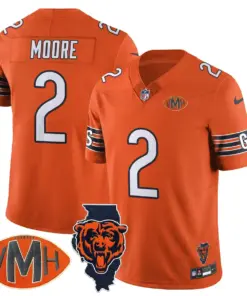 Honor Virginia Halas McCaskey Chicago Bears Nike Custom Stitched Jersey - Navy - Image 11