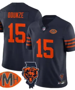 Honor Virginia Halas McCaskey Chicago Bears Nike Custom Stitched Jersey - Navy - Image 13