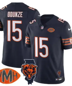 Honor Virginia Halas McCaskey Chicago Bears Nike Custom Stitched Jersey - Navy - Image 20
