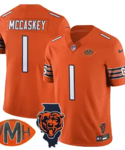 Honor Virginia Halas McCaskey Chicago Bears Nike Custom Stitched Jersey - Navy - Image 22