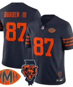 Honor Virginia Halas McCaskey Chicago Bears Nike Custom Stitched Jersey - Navy - Image 24