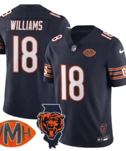 Honor Virginia Halas McCaskey Chicago Bears Nike Custom Stitched Jersey - Navy - Image 27