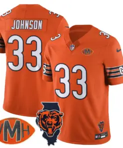 Honor Virginia Halas McCaskey Chicago Bears Nike Custom Stitched Jersey - Navy - Image 29