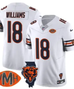 Honor Virginia Halas McCaskey Chicago Bears Nike Custom Stitched Jersey - Navy - Image 31