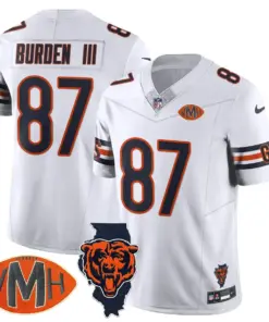 Honor Virginia Halas McCaskey Chicago Bears Nike Custom Stitched Jersey - Navy - Image 34