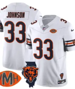 Honor Virginia Halas McCaskey Chicago Bears Nike Custom Stitched Jersey - Navy - Image 35