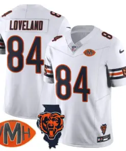 Honor Virginia Halas McCaskey Chicago Bears Nike Custom Stitched Jersey - Navy - Image 36