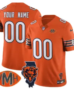 Honor Virginia Halas McCaskey Chicago Bears Nike Custom Stitched Jersey - Navy - Image 40