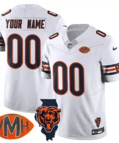 Honor Virginia Halas McCaskey Chicago Bears Nike Custom Stitched Jersey - Navy - Image 44