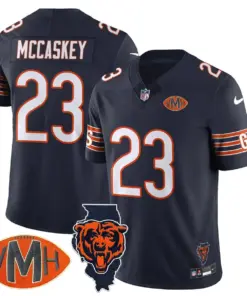 Honor Virginia Halas McCaskey Chicago Bears Nike Custom Stitched Jersey - Navy - Image 45
