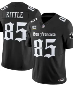 San Francisco 49ers Nike Vapor Limited Stitched Jersey - Black - Image 3