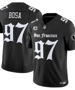 San Francisco 49ers Nike Vapor Limited Stitched Jersey - Black - Image 6
