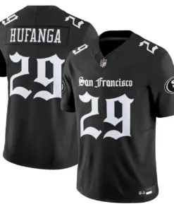 San Francisco 49ers Nike Vapor Limited Stitched Jersey - Black - Image 8