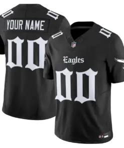 Philly Edition' Philadelphia Eagles Nike Vapor Custom Limited Stitched Jersey - Black