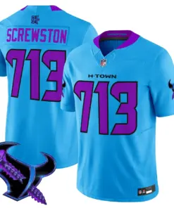 DJ Screw Houston Texans Nike 2025 Vapor Limited Stitched Jersey - Anthracite - Image 21