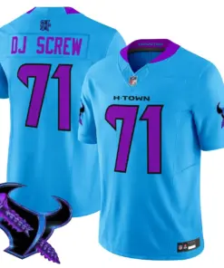 DJ Screw Houston Texans Nike 2025 Vapor Limited Stitched Jersey - Anthracite - Image 22
