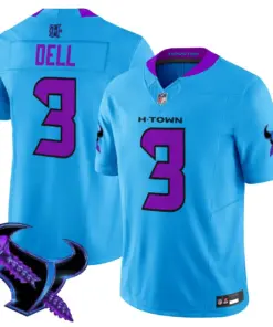 DJ Screw Houston Texans Nike 2025 Vapor Limited Stitched Jersey - Anthracite - Image 26