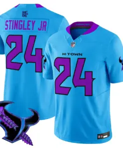 DJ Screw Houston Texans Nike 2025 Vapor Limited Stitched Jersey - Anthracite - Image 27