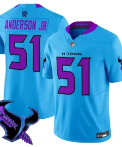 DJ Screw Houston Texans Nike 2025 Vapor Limited Stitched Jersey - Anthracite - Image 28