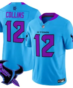 DJ Screw Houston Texans Nike 2025 Vapor Limited Stitched Jersey - Anthracite - Image 29