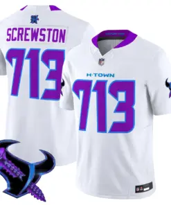 DJ Screw Houston Texans Nike 2025 Vapor Limited Stitched Jersey - Anthracite - Image 31