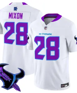 DJ Screw Houston Texans Nike 2025 Vapor Limited Stitched Jersey - Anthracite - Image 35