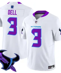 DJ Screw Houston Texans Nike 2025 Vapor Limited Stitched Jersey - Anthracite - Image 36