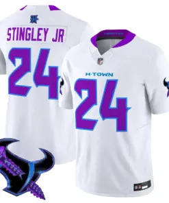 DJ Screw Houston Texans Nike 2025 Vapor Limited Stitched Jersey - Anthracite - Image 37