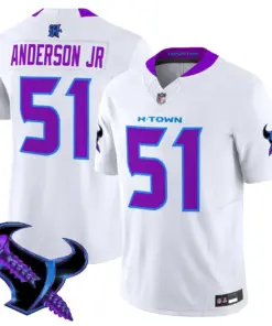DJ Screw Houston Texans Nike 2025 Vapor Limited Stitched Jersey - Anthracite - Image 38