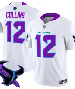 DJ Screw Houston Texans Nike 2025 Vapor Limited Stitched Jersey - Anthracite - Image 39