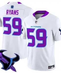 DJ Screw Houston Texans Nike 2025 Vapor Limited Stitched Jersey - Anthracite - Image 40