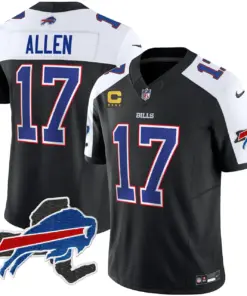 Alternative view of Buffalo Bills Nike New York Patch Vapor Limited Stitched Jersey - Royal Blue