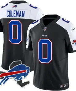 Buffalo Bills Nike New York Patch Vapor Limited Stitched Jersey - Royal Blue - Image 8