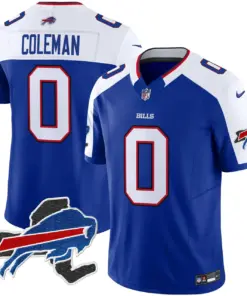 Buffalo Bills Nike New York Patch Vapor Limited Stitched Jersey - Royal Blue - Image 15