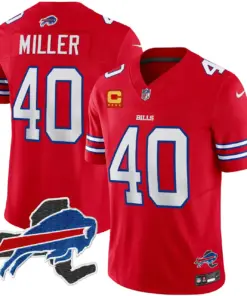Buffalo Bills Nike New York Patch Vapor Limited Stitched Jersey - Royal Blue - Image 28