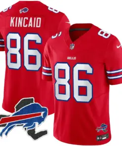 Buffalo Bills Nike New York Patch Vapor Limited Stitched Jersey - Royal Blue - Image 30