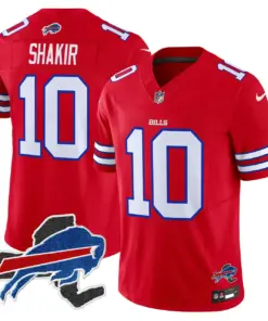 Buffalo Bills Nike New York Patch Vapor Limited Stitched Jersey - Royal Blue - Image 32