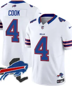 Buffalo Bills Nike New York Patch Vapor Limited Stitched Jersey - Royal Blue - Image 35